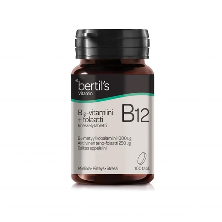 Bertils B12-vitamin 1000 mcgl 100 Tabs